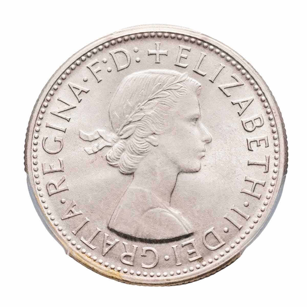 Australia 1956 Florin PCGS MS64 (Choice Uncirculated) - Image 3