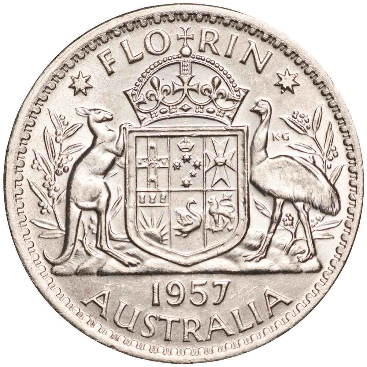 1957 Florin Uncirculated