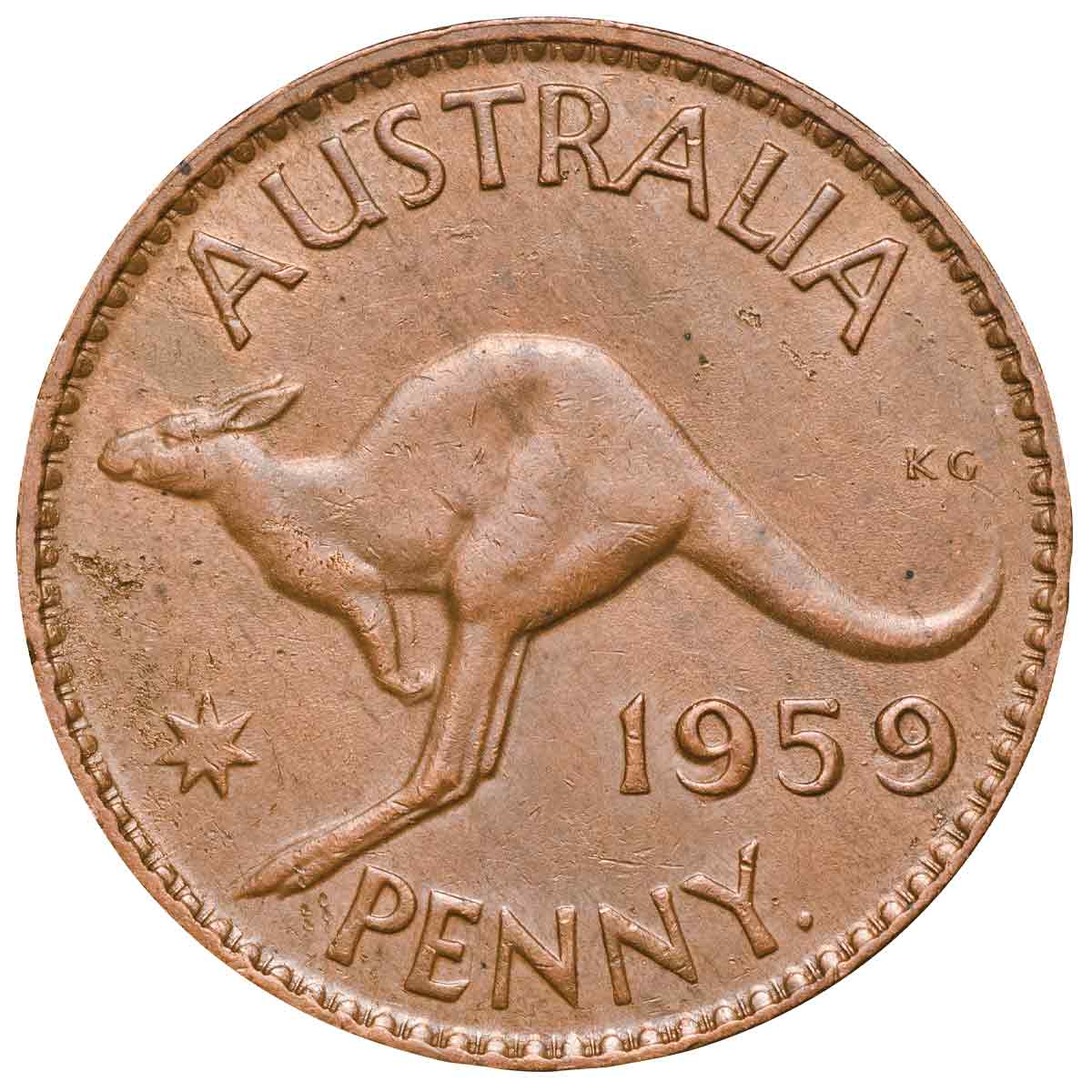 1959 & 1959Y Penny Pair Extremely Fine-about Uncirculated - Image 2