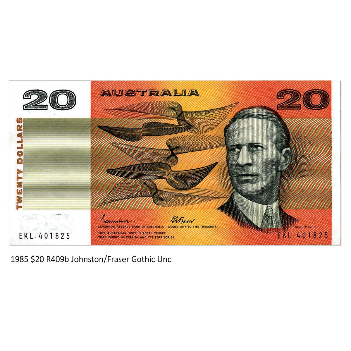 Australia $20 Banknote 1966-93 Uncirculated 15-Note Collection (no 1967 $20 Coombs/Randall) - Image 12