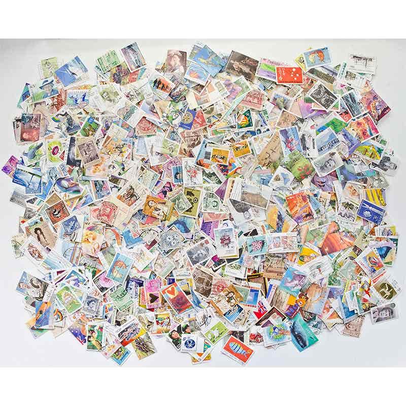 Australia 1966-2000s 2,000-Stamp Set Fine Used