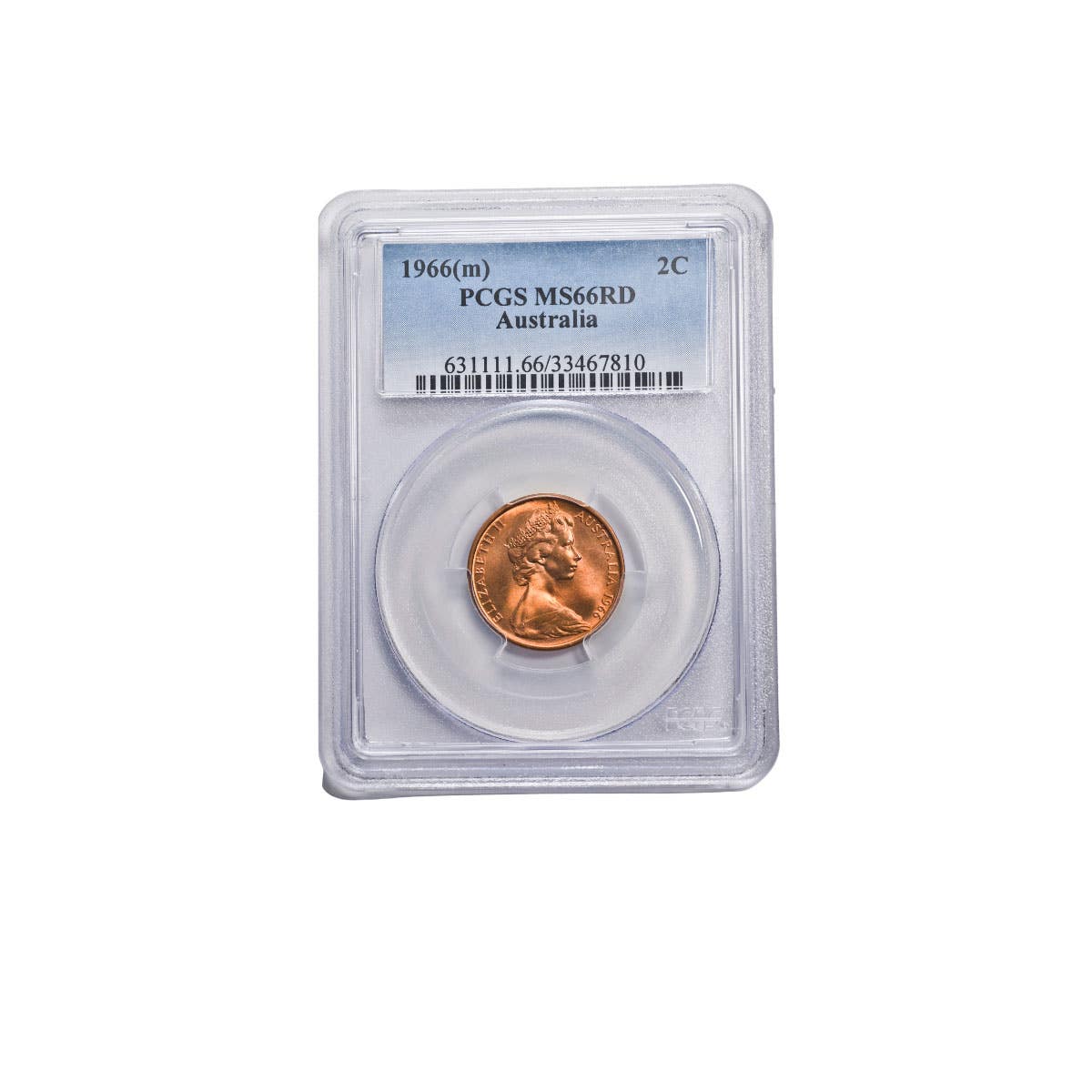1966 2c Canberra, Melbourne & Perth 3-Coin Set PCGS MS65RD-MS66RD (Gem Uncirculated) - Image 3