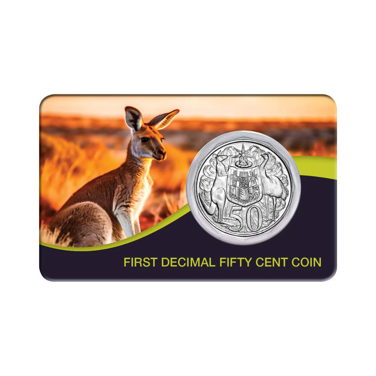 Australia 1966 Silver Round 50c Uncirculated Coin Pack