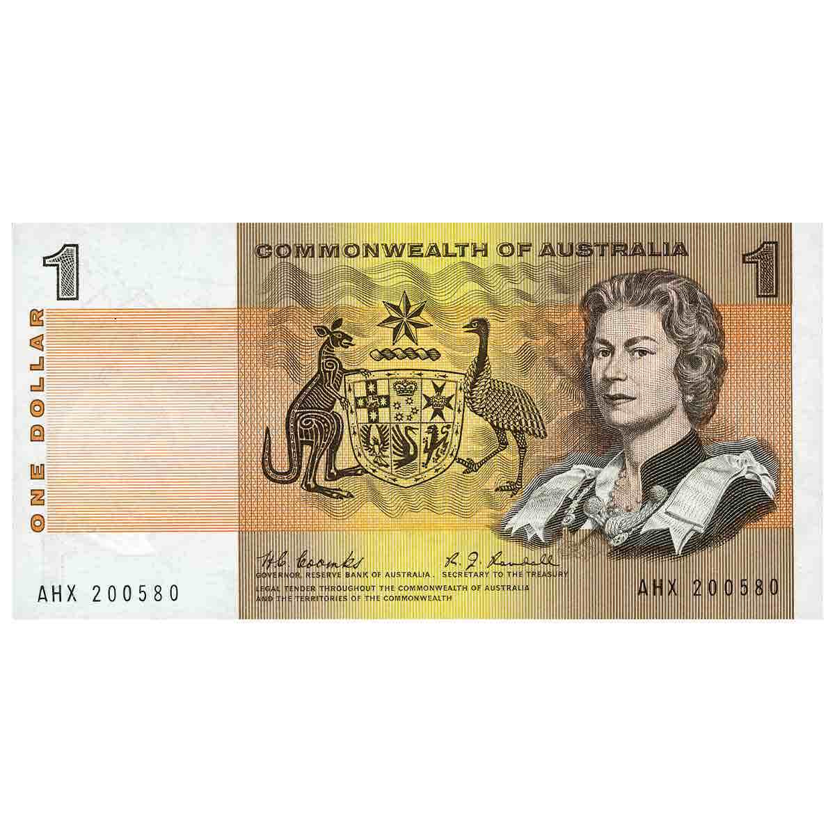 1968 $1 R72 Coombs/Randall Uncirculated