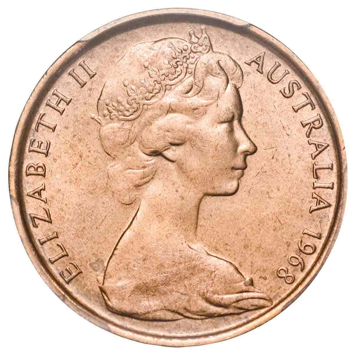 1968 2c PCGS MS66RD (Gem Uncirculated) - Image 3