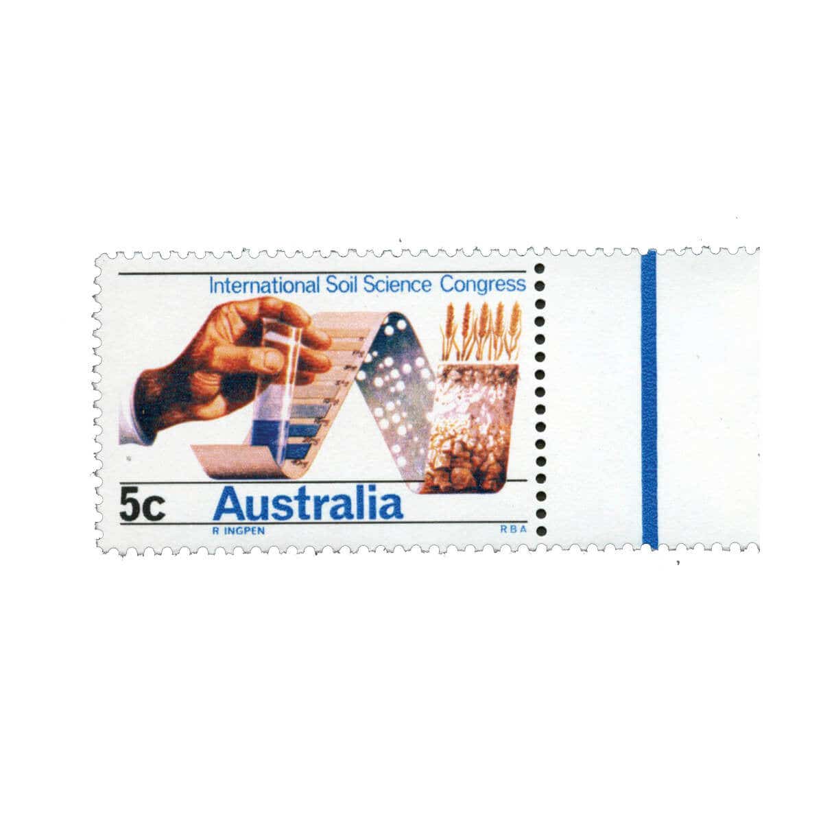 1968 5c Soil & Medical Gutter Pair MUH - Image 3