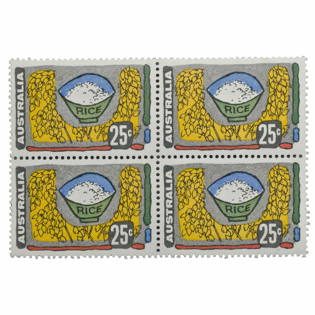 1972 Primary Produce Blocks of Four Set of 4 (16 stamps) Mint Unhinged - Image 5