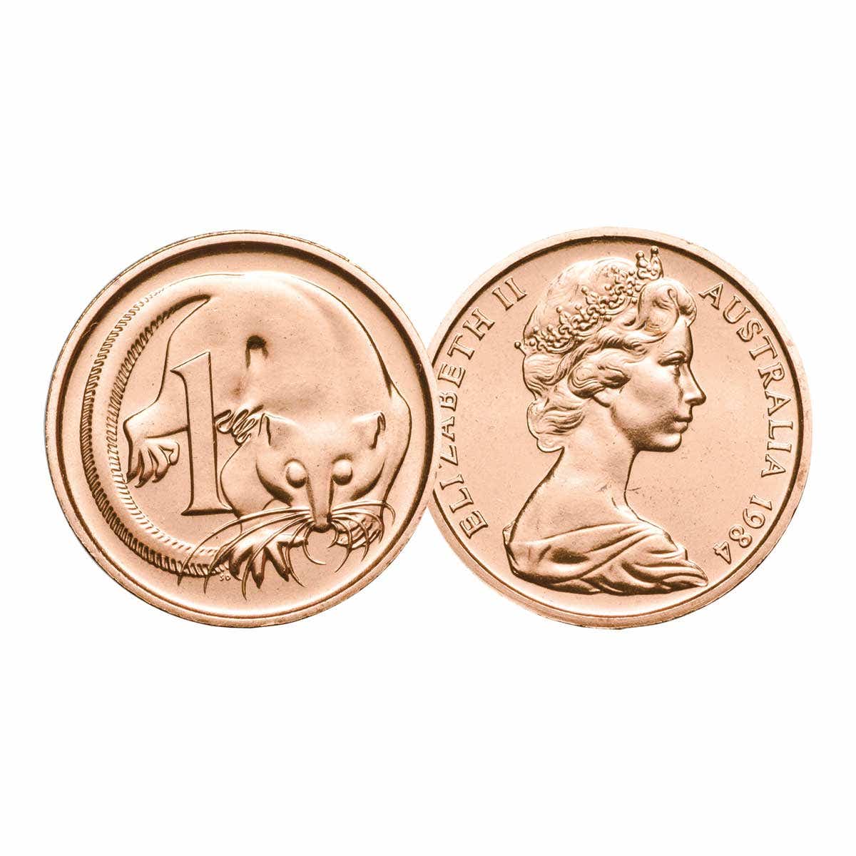 Australia 1984 & 1985 1c & 2c Bronze Uncirculated 4-Coin Set - Image 2