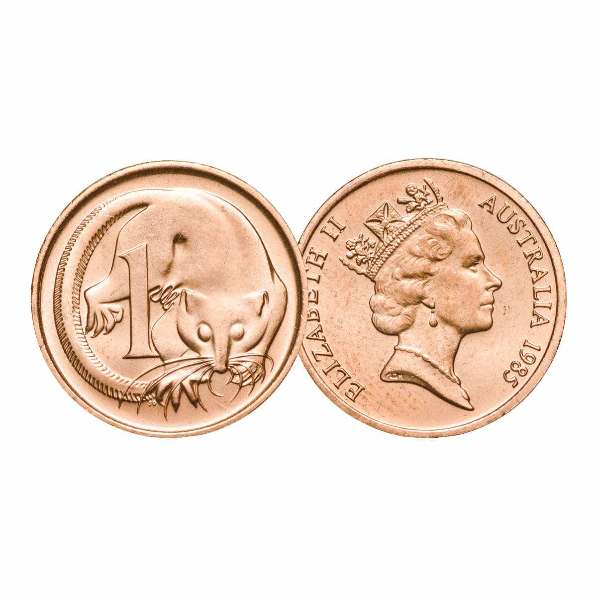 Australia 1984 & 1985 1c & 2c Bronze Uncirculated 4-Coin Set - Image 4