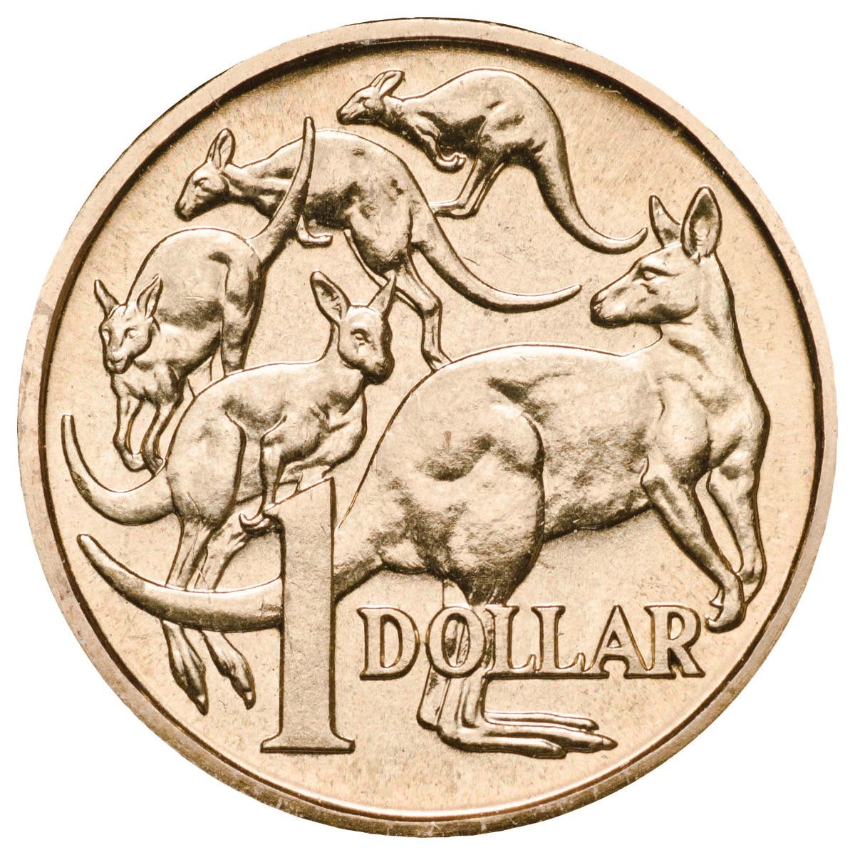 Australia First $1 Types 1984-92 $1 Aluminium-Bronze Uncirculated 5-Coin Set - Image 7