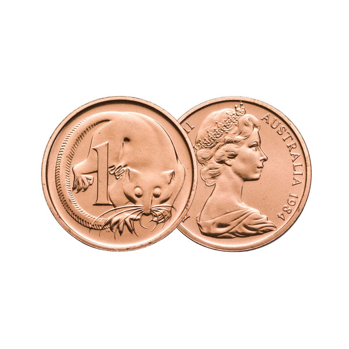 1984-85 1c & 2c Specimen 4-Coin Set - Image 2