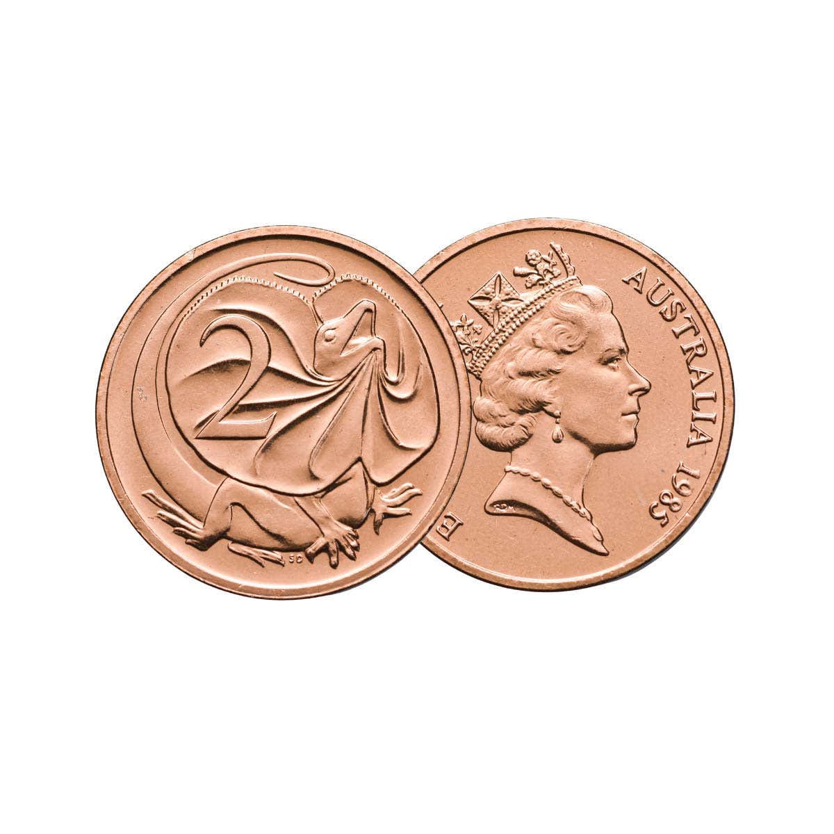 1984-85 1c & 2c Specimen 4-Coin Set - Image 5