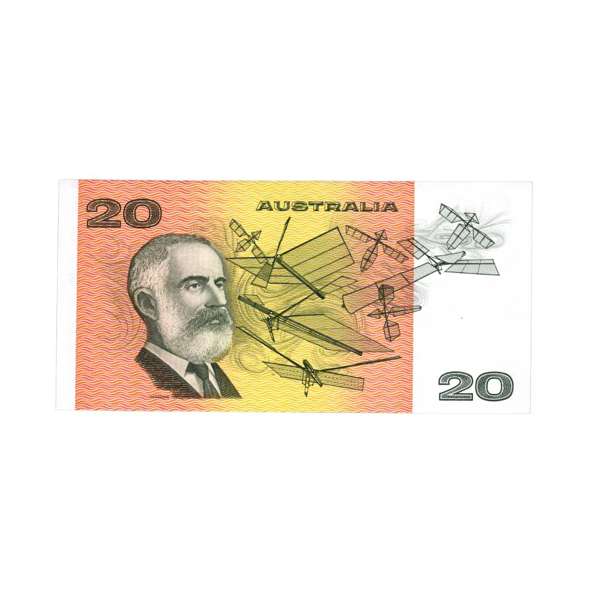 1985 $20 R409a Johnston/Fraser OCR-B serials Uncirculated - Image 2