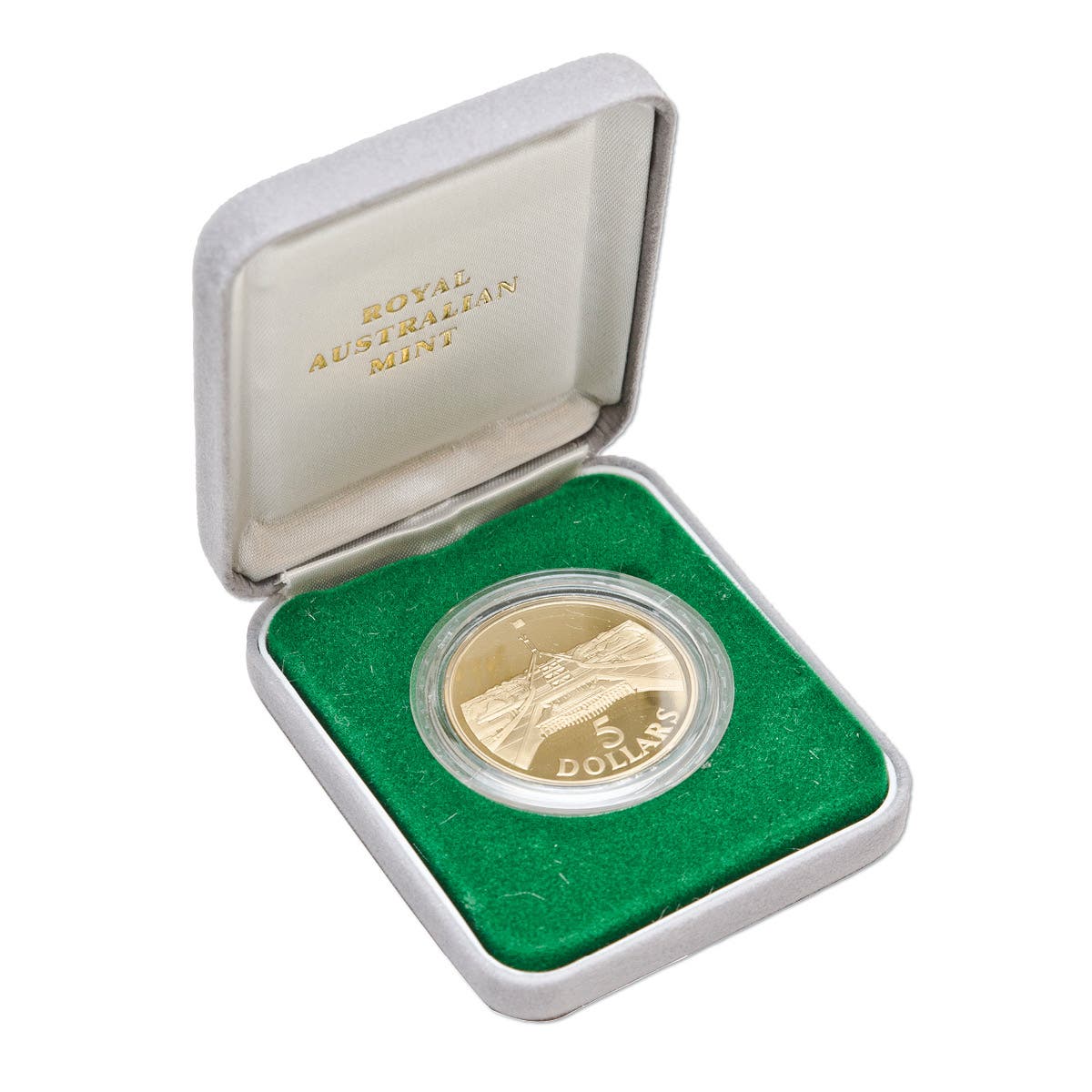 Australia Parliament House 1988 $5 Aluminium-Bronze Proof Coin - Image 3