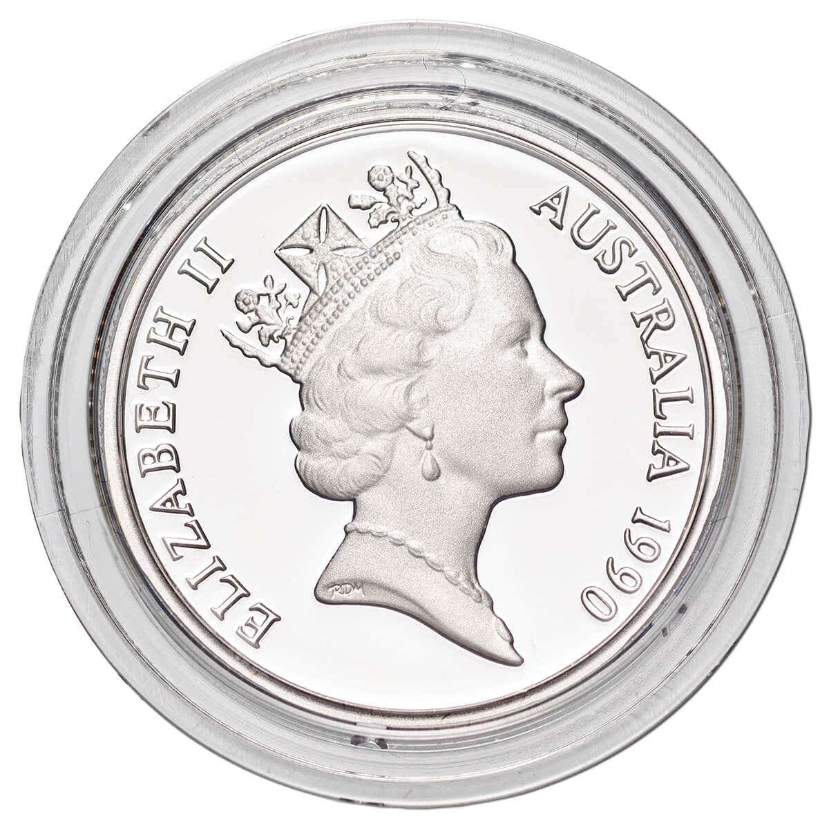 Australia 1990 $1 Masterpieces in Silver 4-Coin Proof Set - Image 5