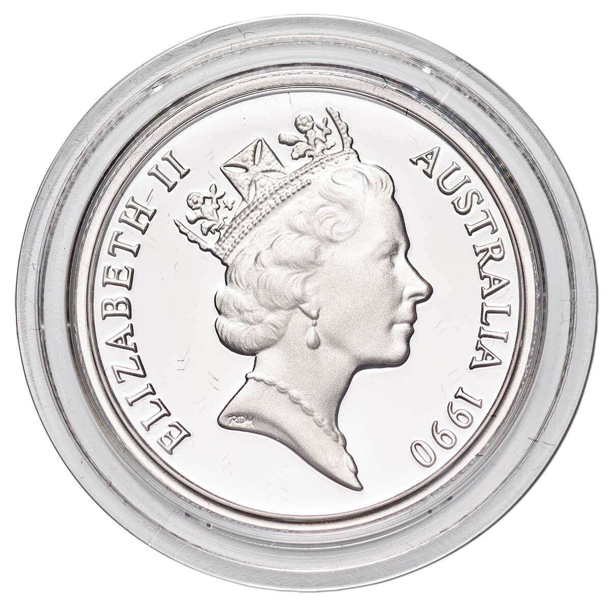 Australia 1990 $1 Masterpieces in Silver 4-Coin Proof Set - Image 7