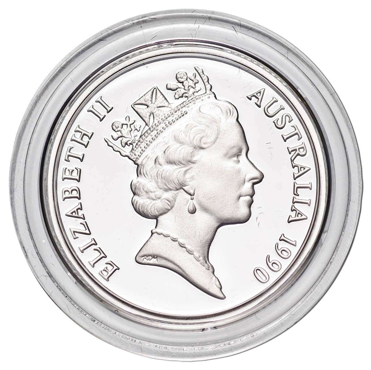 Australia 1990 $1 Masterpieces in Silver 4-Coin Proof Set - Image 9