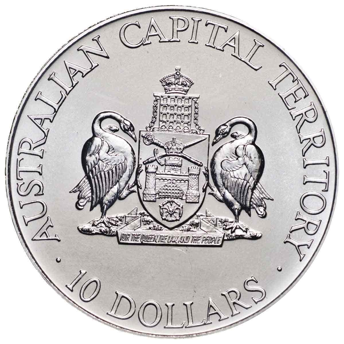 Australia 1993 $10 ACT Silver Uncirculated Coin