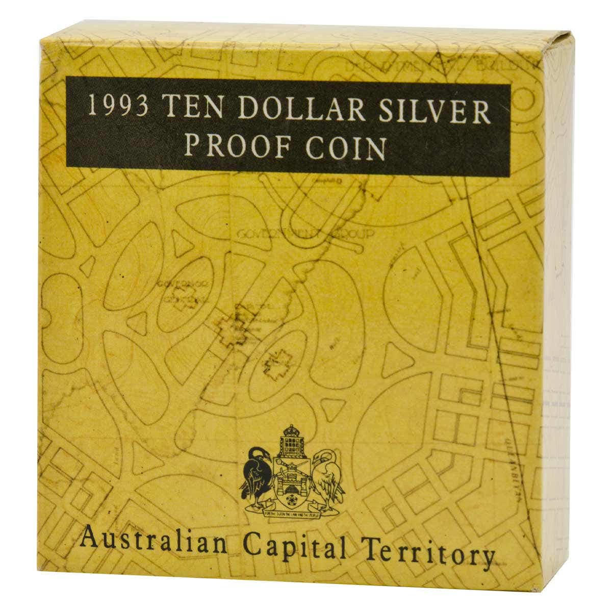 1993 $10 Australian Capital Territory Silver Proof Coin - Image 4