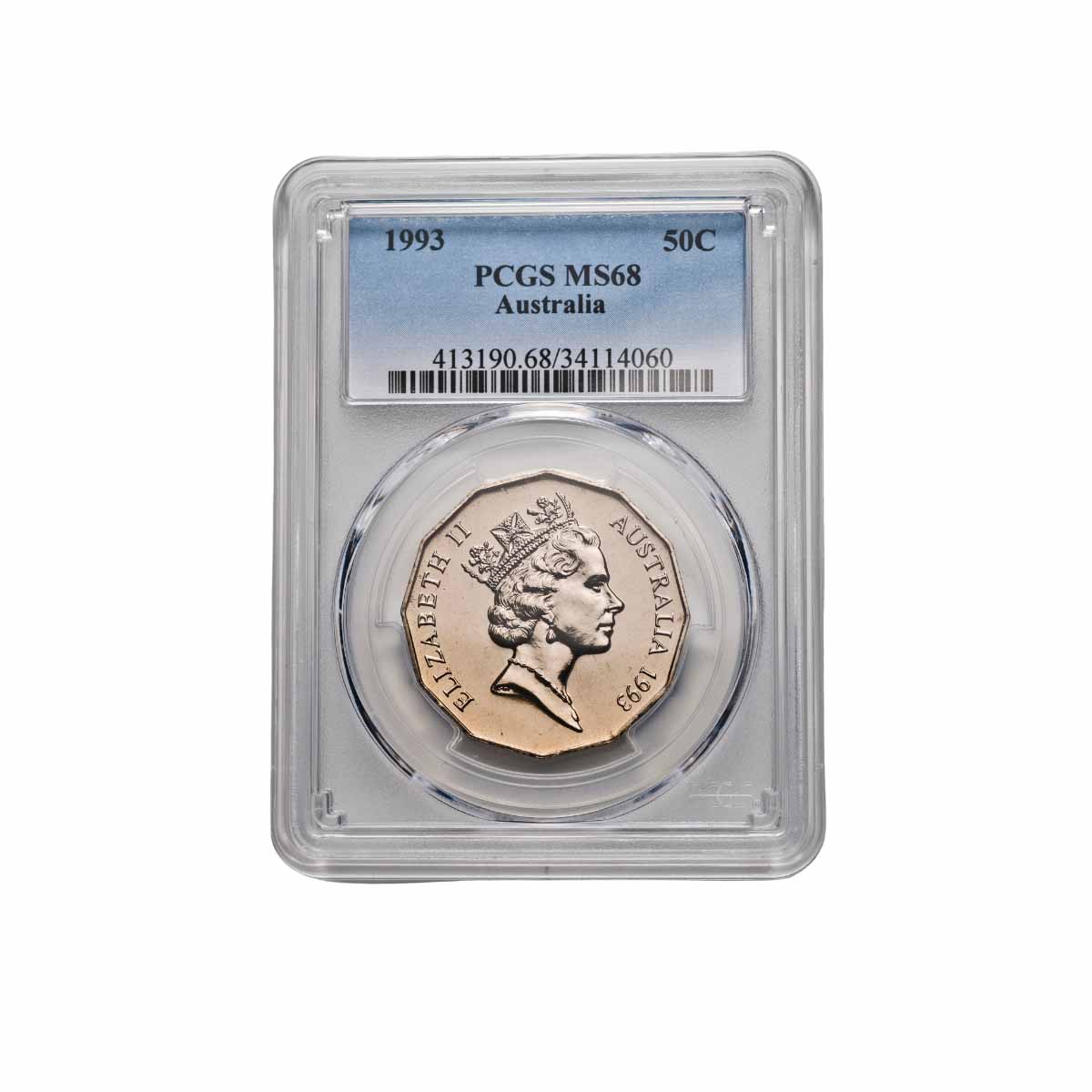 Australia 1993 50c PCGS MS68 (Gem Uncirculated)