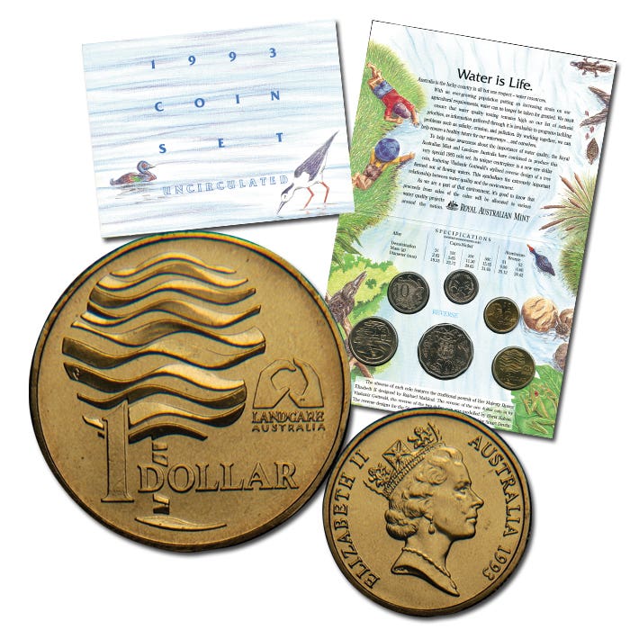 Australia Landcare 1993 6-Coin Mint Set