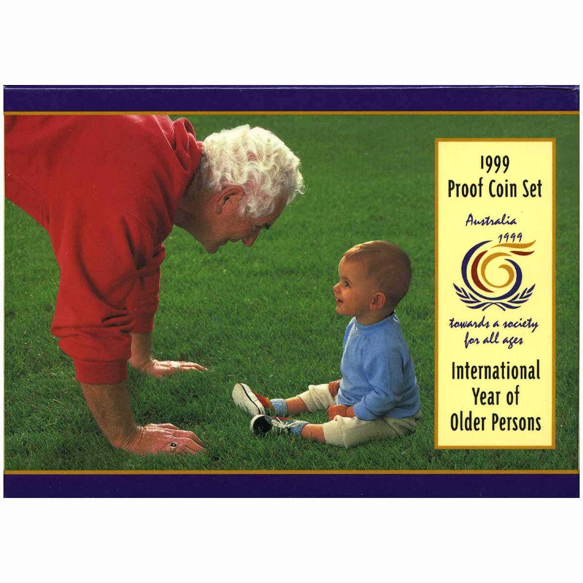 Australia International Year of Older Persons 1999 6-Coin Proof Set - Image 3