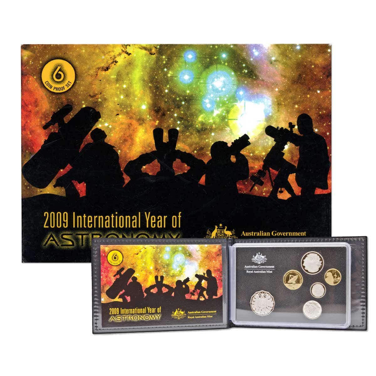 Australia International Year of Astronomy 2009 6-Coin Proof Set