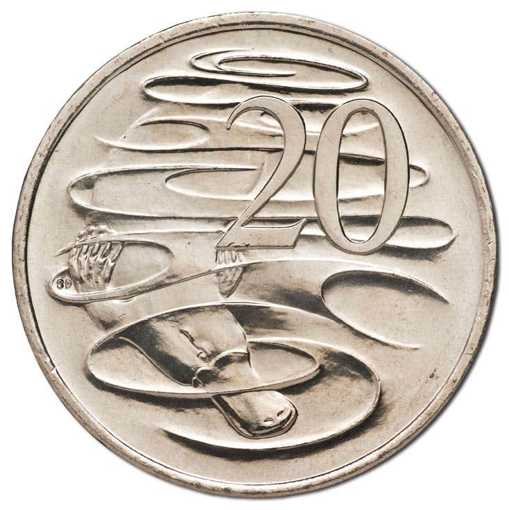 2016 20c Decimal Changeover Cu-Ni Unc