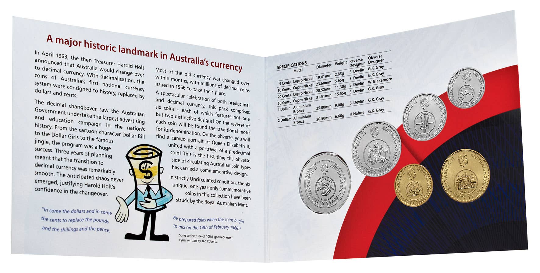 Australia 2016 6-Coin Uncirculated Year Set - Image 9