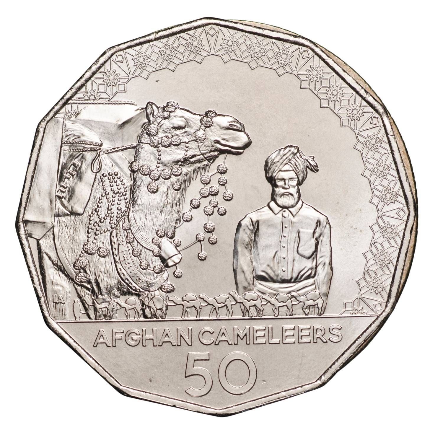 Australia Afghan Cameleers 2020 50c Uncirculated Coin