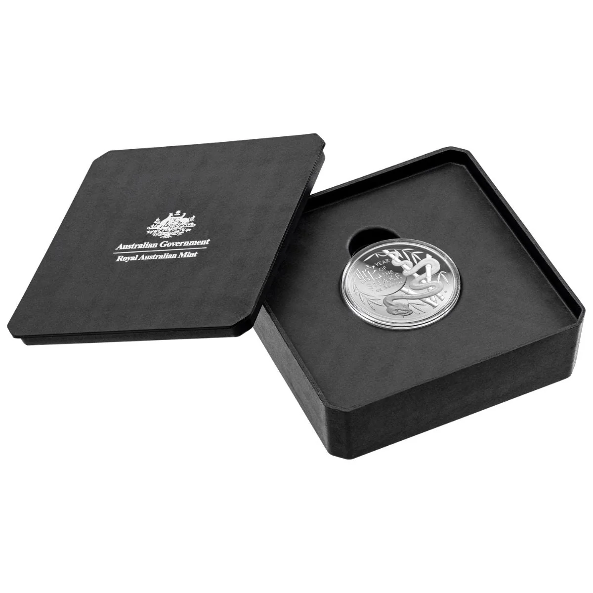 Australia Lunar Year of the Snake 2025 $5 Domed 1oz Silver Proof Coin - Image 3