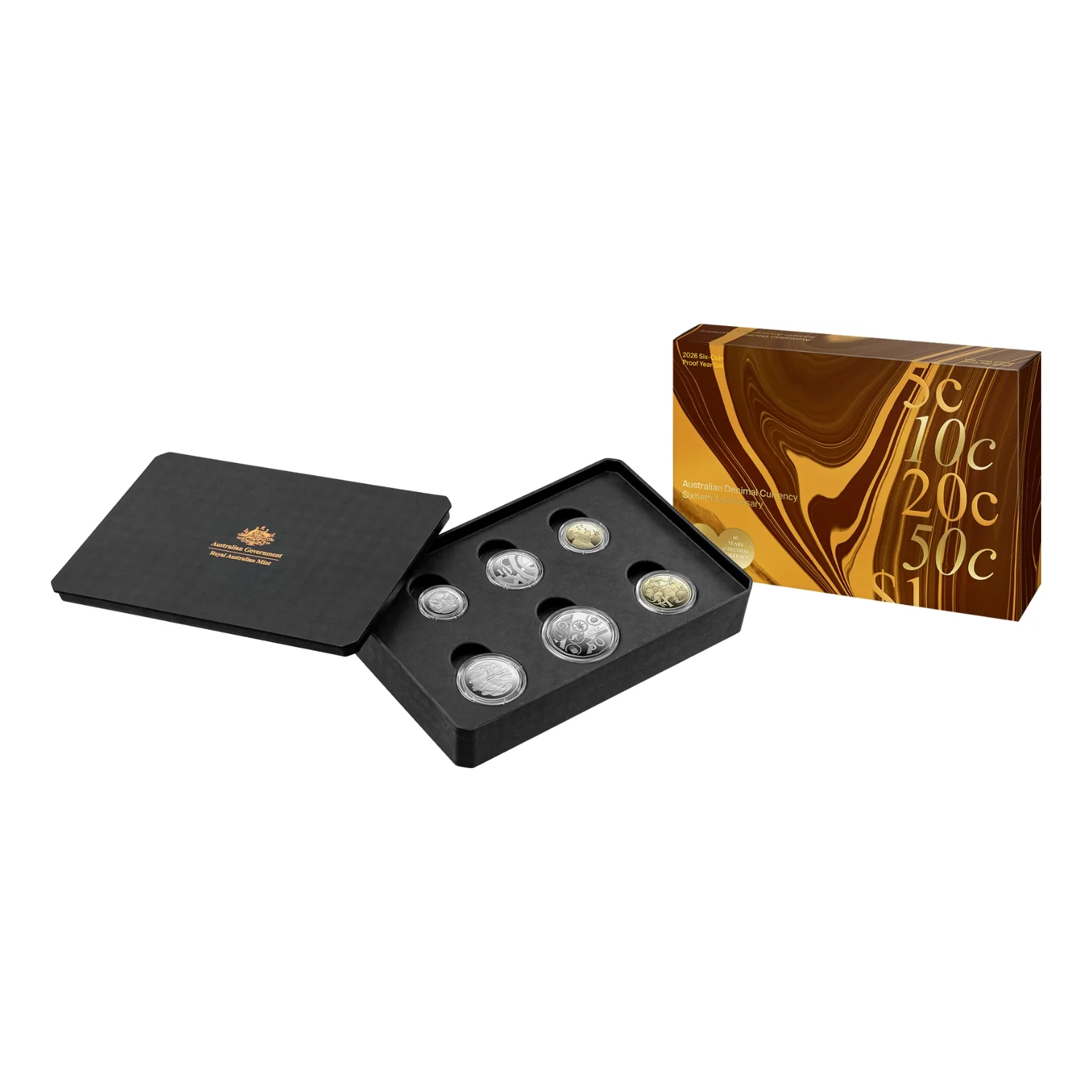 Australia Decimal Currency 60th Anniversary 2026 6-Coin Proof Set - Image 9