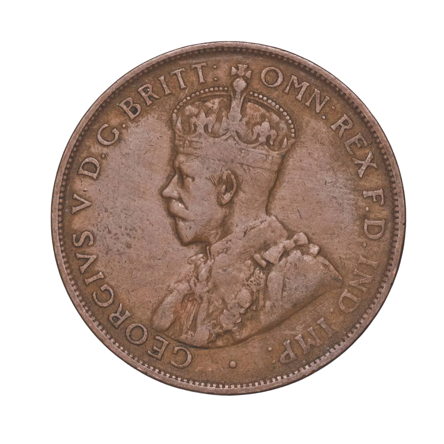 Australia George V 1930 Penny Very Fine with FREE 1911-64 Penny Good-Uncirculated 74-Coin Collection - Image 5
