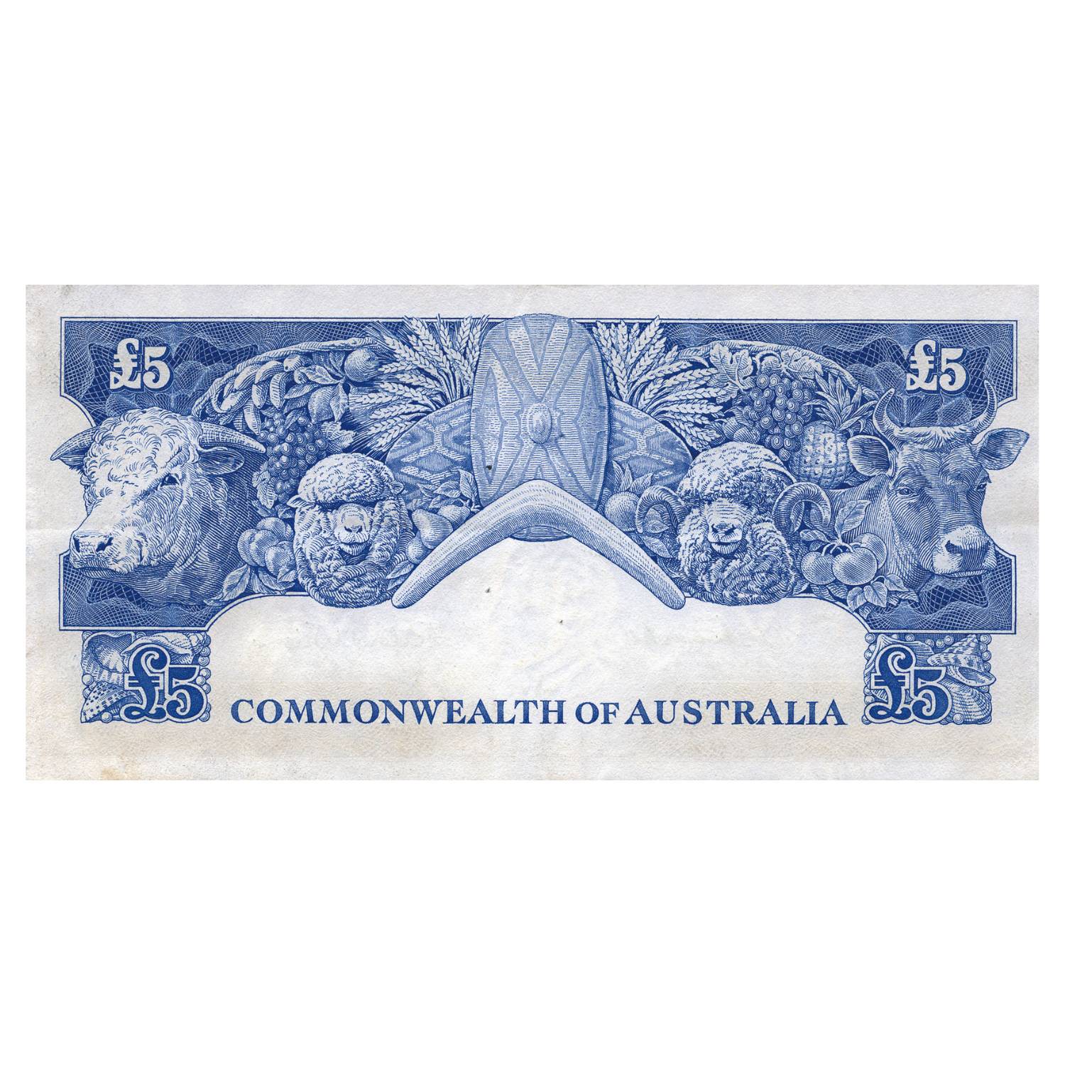 1954 £5 R49 Coombs/Wilson Commonwealth Banknote Very Fine - Image 2
