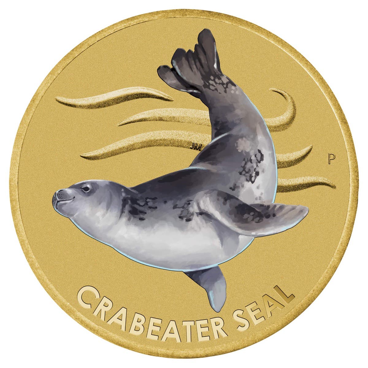 AAT Crabeater Seal 2018 $1 Stamp & Coin Cover - Image 2