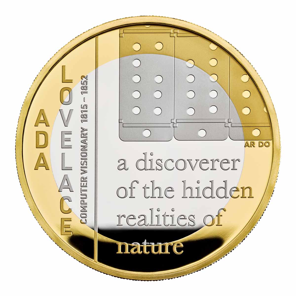 Ada Lovelace 2023 UK £2 Silver Proof Coin - Image 3