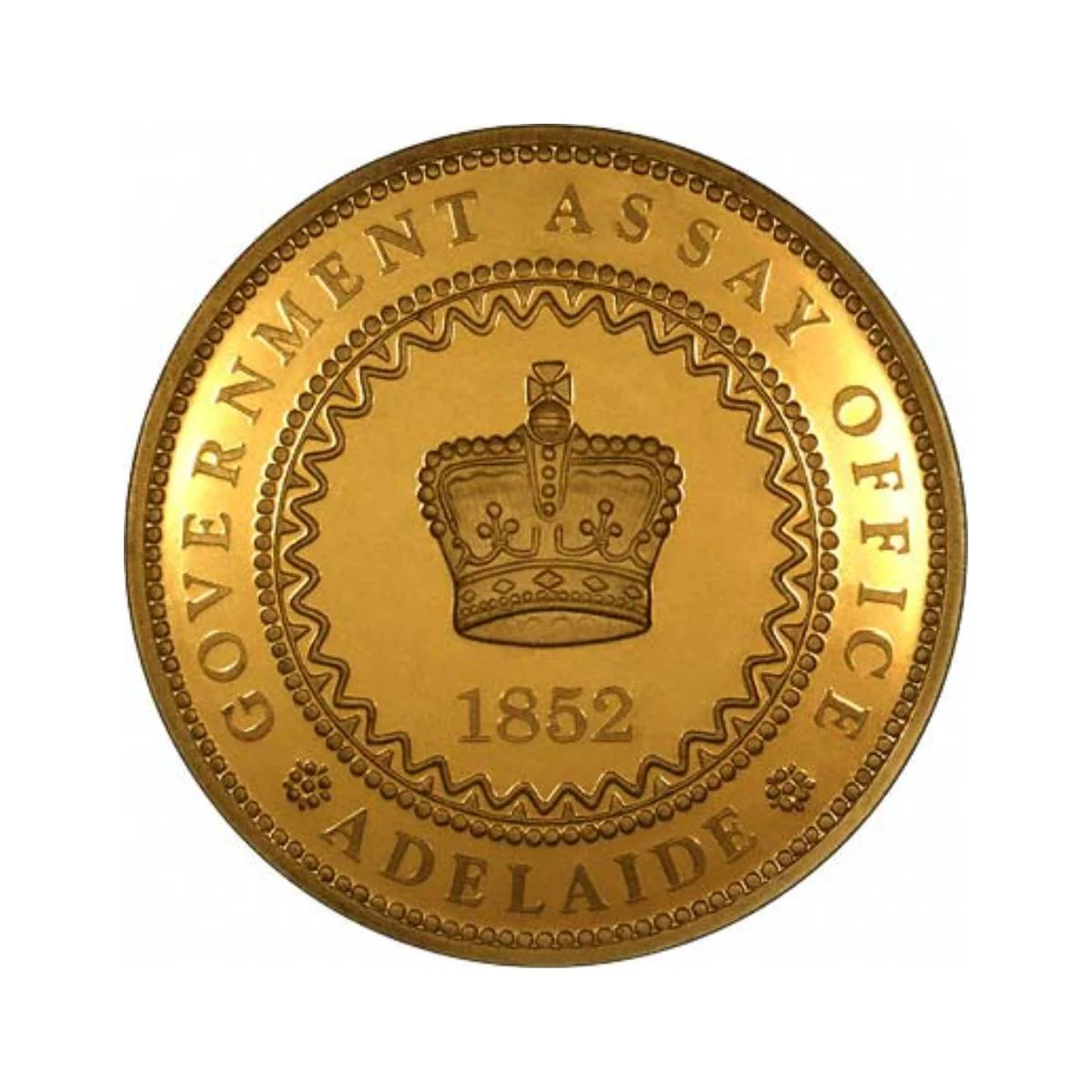 Adelaide Assay 1852 £5 Replica