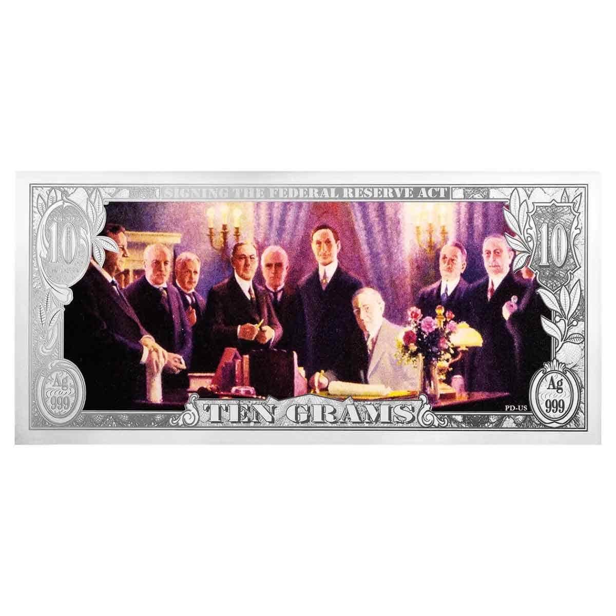 American Silver Notes Woodrow Wilson $10 Banknote - Image 2