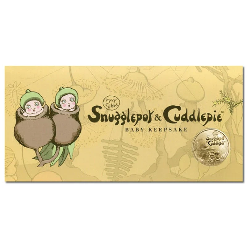 Australia Snugglepot & Cuddlepie Baby Keepsake 2015 $1 Uncirculated Coin