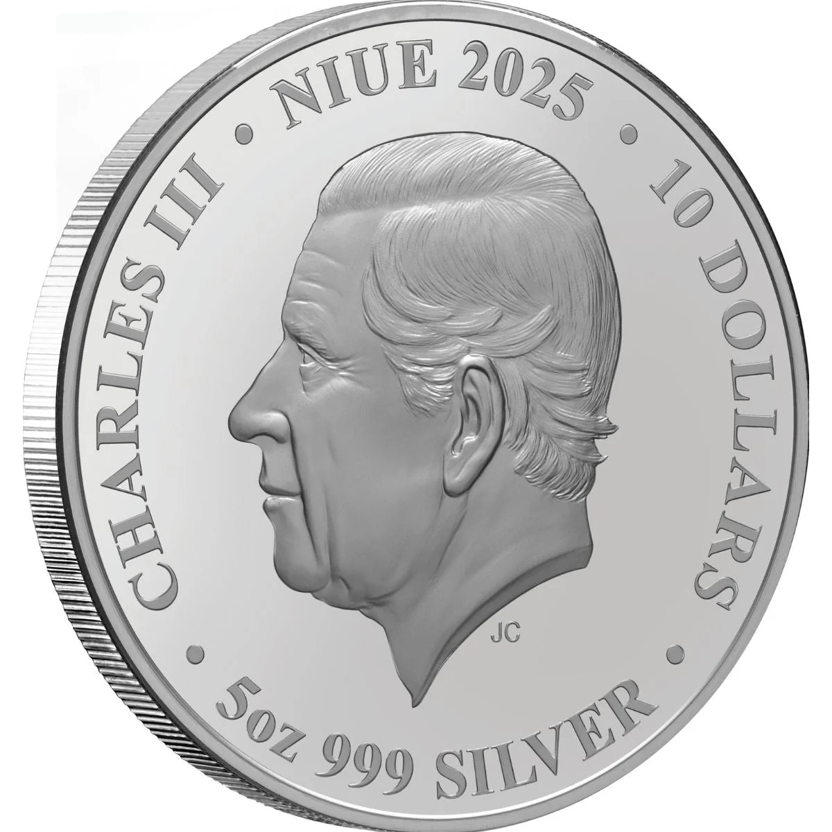 Auspicious Beasts 2025 $10 5oz Silver Proof Coin - Image 2