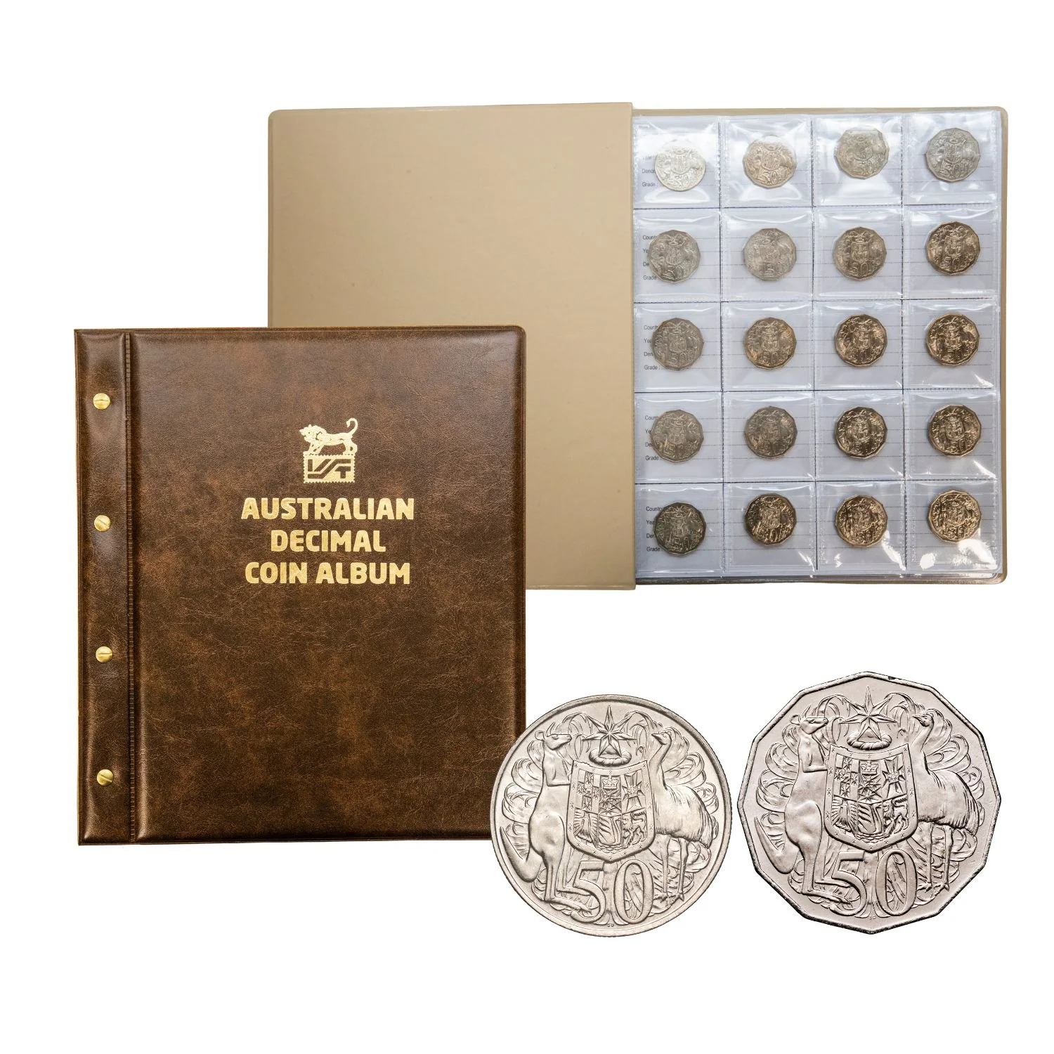 Australia 1966-2025 Complete 5c-50c Uncirculated 233-Coin Collection - Image 9
