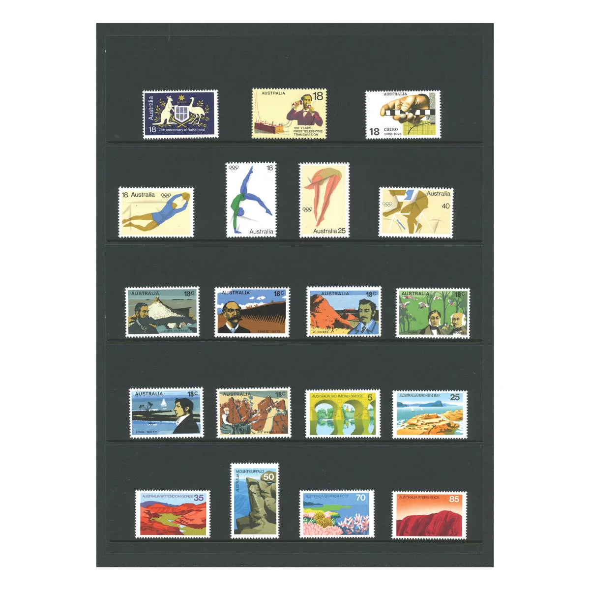 Australia 1966-80 Decimal Stamp Collection Mint Unhinged - Image 20