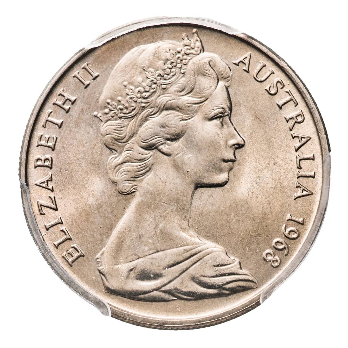 Australia 1968 10c Cupro-Nickel Coin PCGS MS67 (Gem Uncirculated) - Image 2