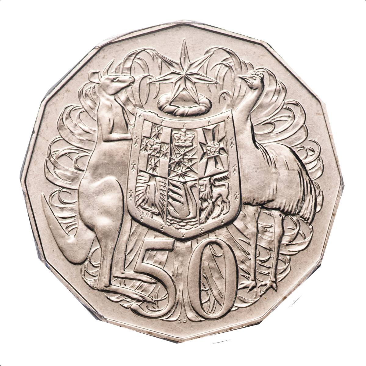 Australia 1992 50c Coat of Arms Cupro-Nickel Coin PCGS MS67 (Gem Uncirculated) - Image 3