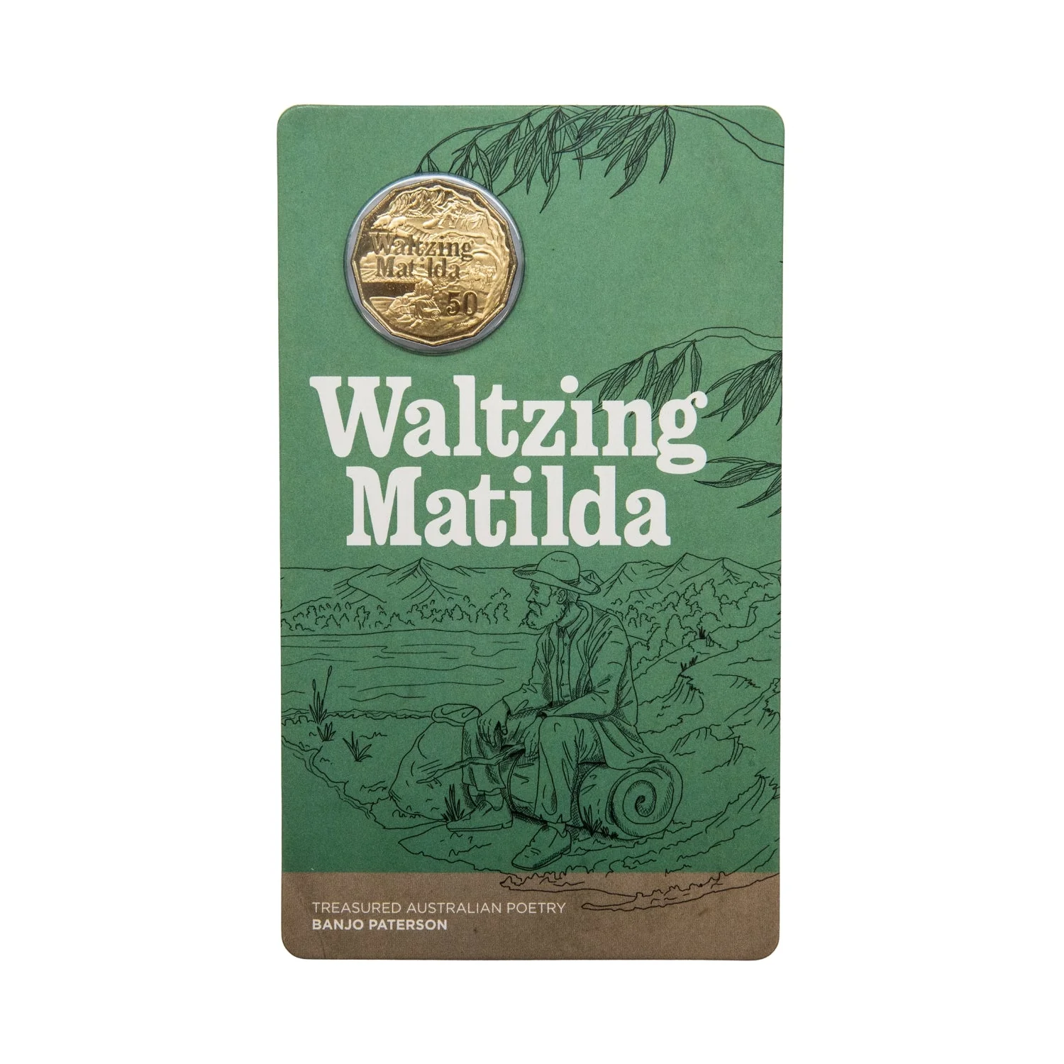 Australia Banjo Paterson 2020 50c Waltzing Matilda Aluminium-Bronze Uncirculated Coin - Image 3