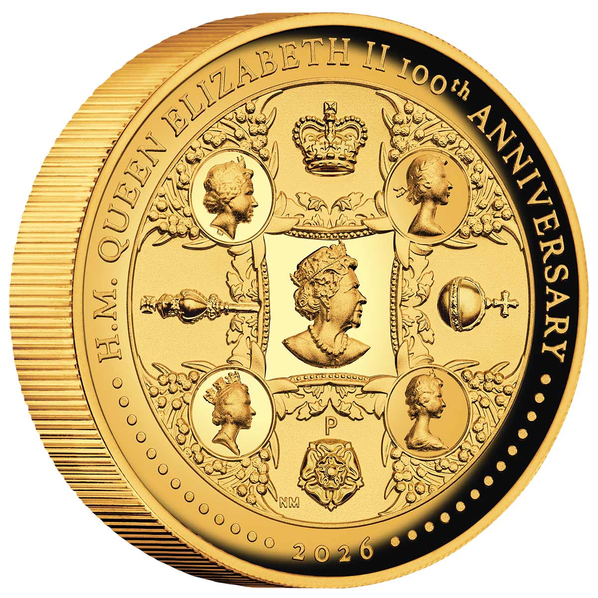 Australia Centenary of the Birth of Queen Elizabeth II 2026 $200 High Relief 2oz Gold Proof Coin