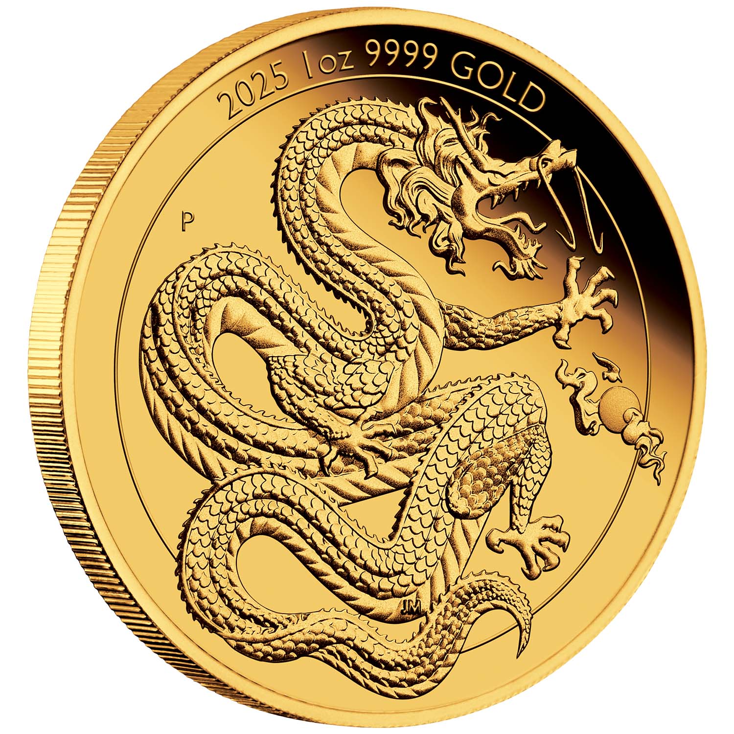 Australia Dragon 2025 $100 1oz Gold Proof Coin