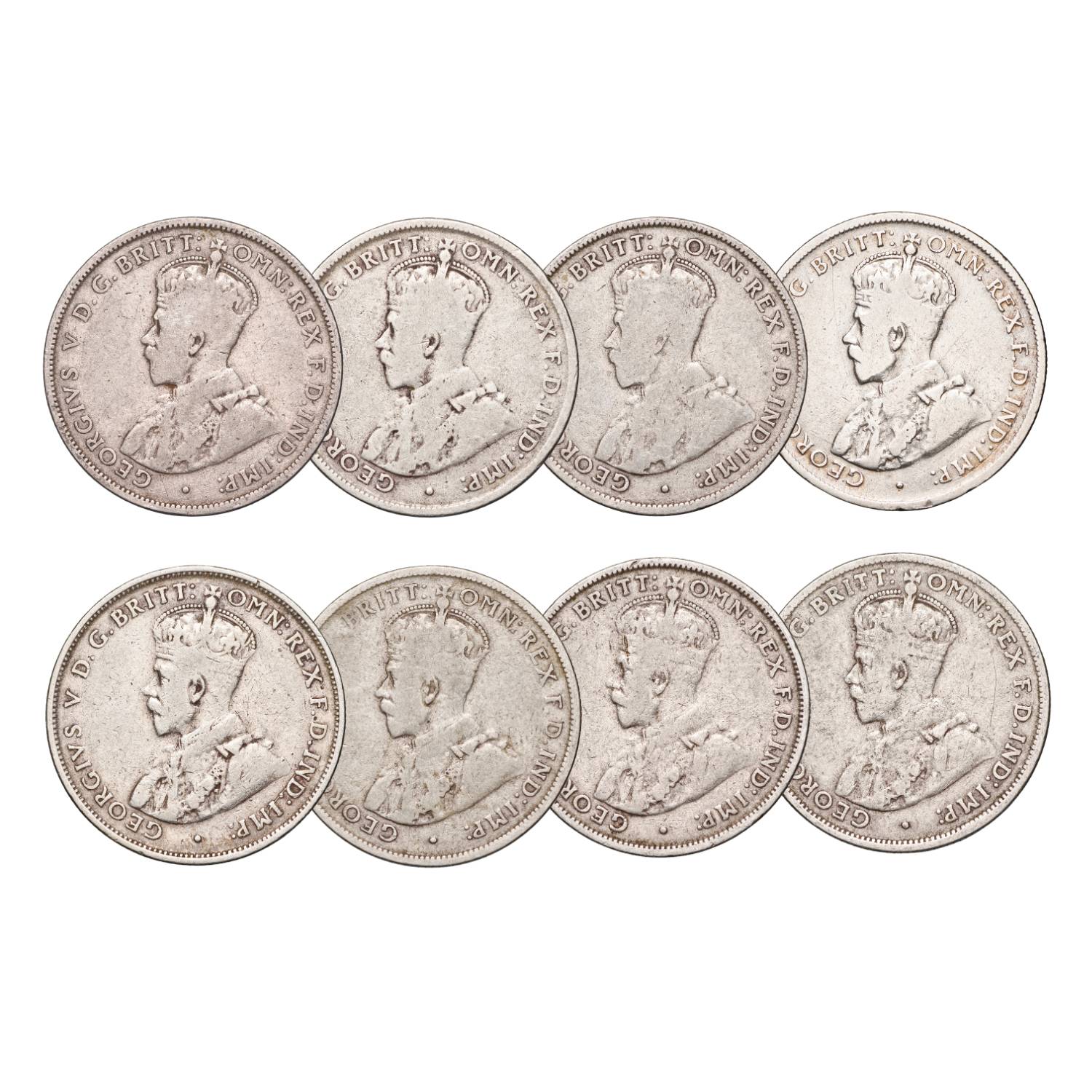 Australia George V 1921-29 Very Good-Fine 49-Coin Set - Image 3