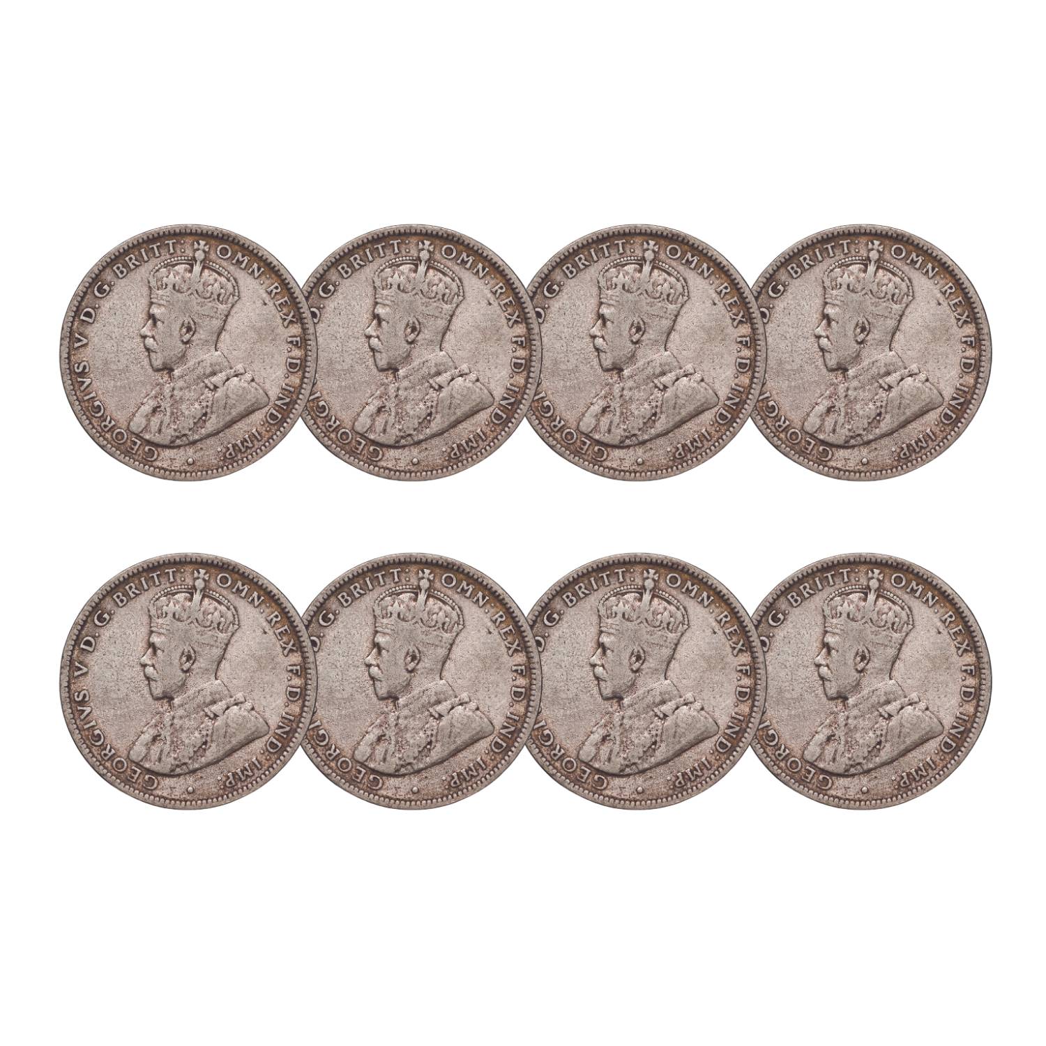 Australia George V 1921-29 Very Good-Fine 49-Coin Set - Image 5