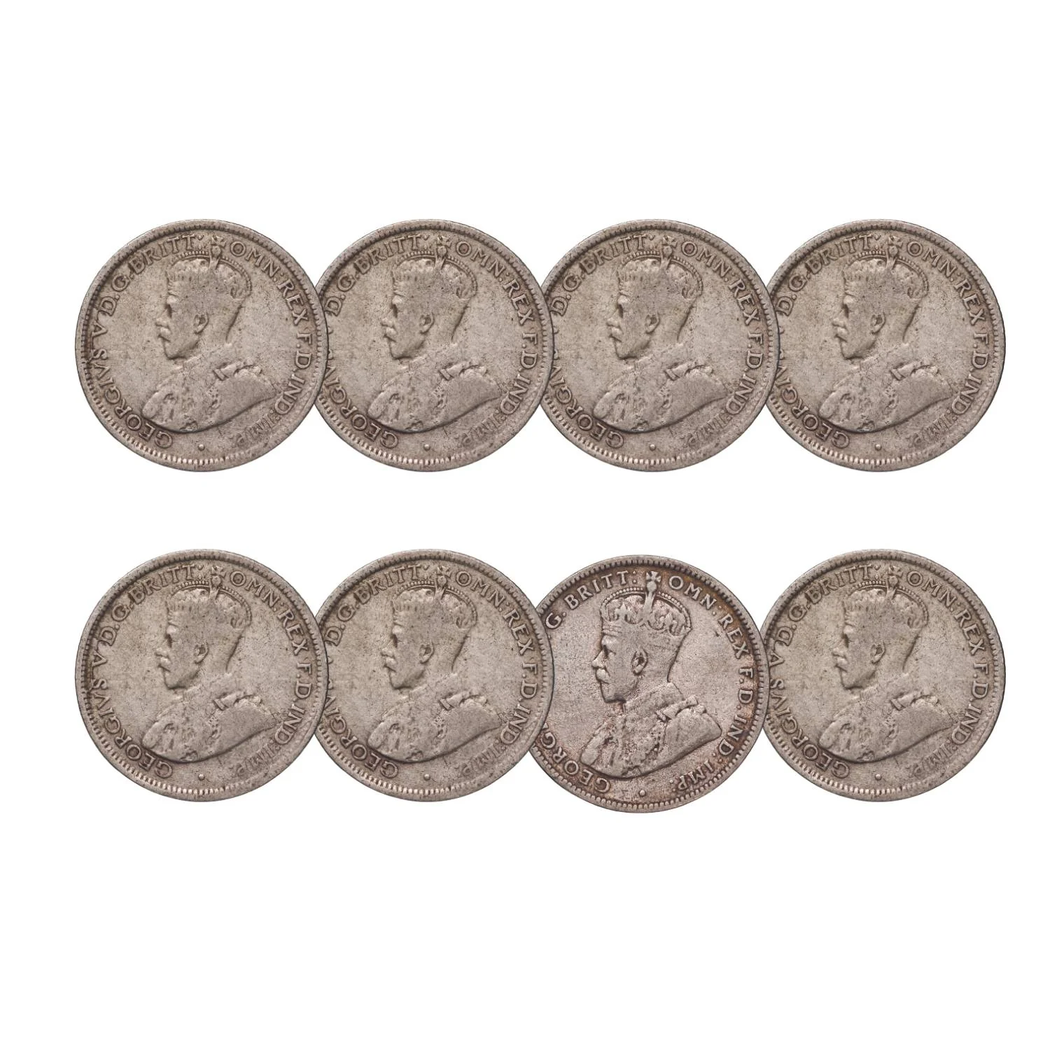 Australia George V 1921-29 Very Good-Fine 49-Coin Set - Image 7